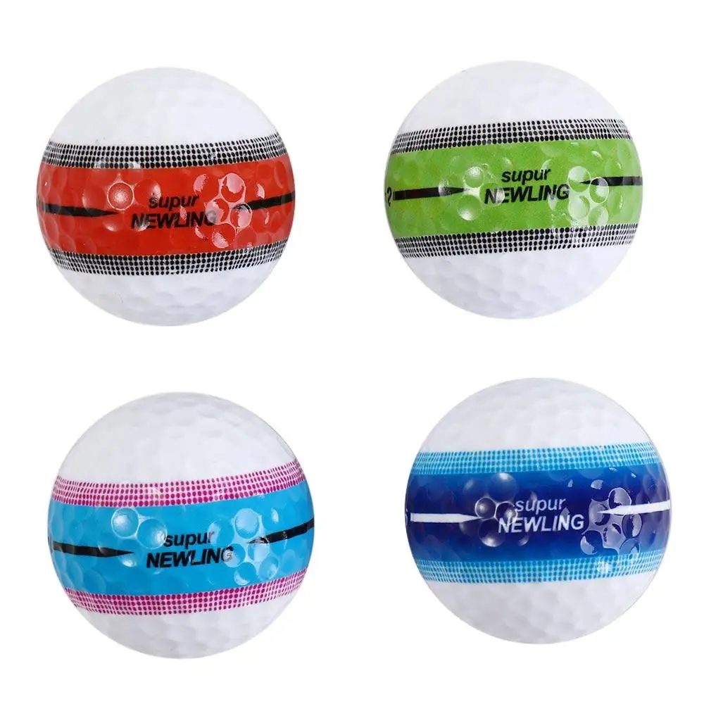 360 ° Aiming Golf Balls Sky Blue Purple Golf Three Layer Ball Orange Dark Blue Super Long Distance Golf Ball