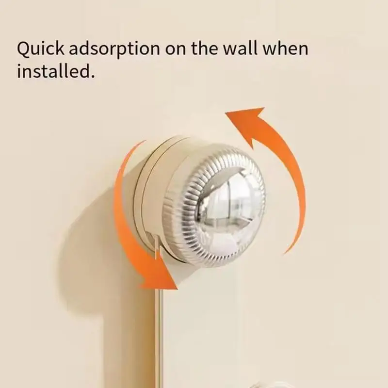 Rotating Suction Cup Pot Lid Rack Kitchen  Chopping Board Hanger Cutting Board Hooks Punching-free Wall Mounted Pot Lid Holder