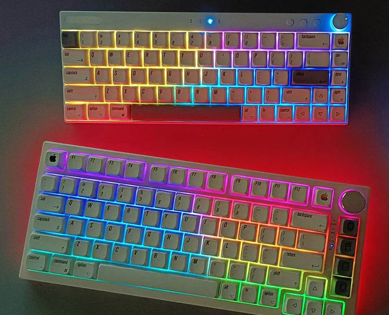 Xda Pbt Keycaps 127 Teclas Adequado para Apple Mac Cherry mx Teclado Mecânico Inglês Japonês Russo Coreano Tailândia Apple - Imagem 3