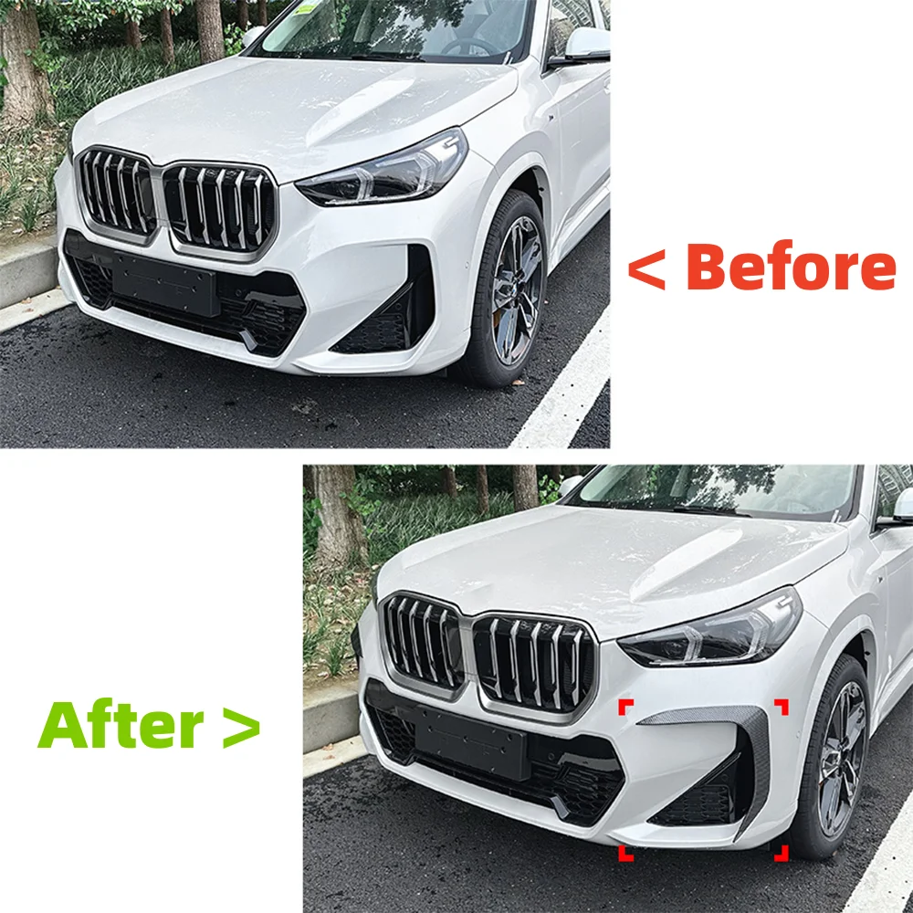 Für bmw x1 u11m sport 2023 auto front stoßstange lippen splitter diffusor body  kit spoiler stoßstangen schutz auto zubehör - AliExpress