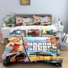 Fashion Classic Exciting Game G-GTA Print Bedding Sets Bed Supplies Set Duvet Cover Bed Comforter Set Bedding Set Luxury Gift 6