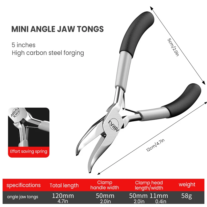 Angle Jaw Tongs