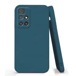 Enhanced Shockproof Armor Bumper Phone Case - Soft TPU Protective Cover for Redmi 10 (Blue)