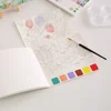 20Sheets Creative Watercolor Painting Book for Kids Fairy Tale Animal Flowers Gouache Graffiti Drawing Picture Children DIY Toys 3