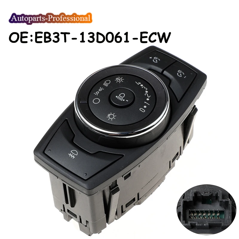 

Кнопка переключателя управления фарой EB3T13D061ECW EB3T-13D061-ECW EB3T-13D061-BCW для Ford Ranger