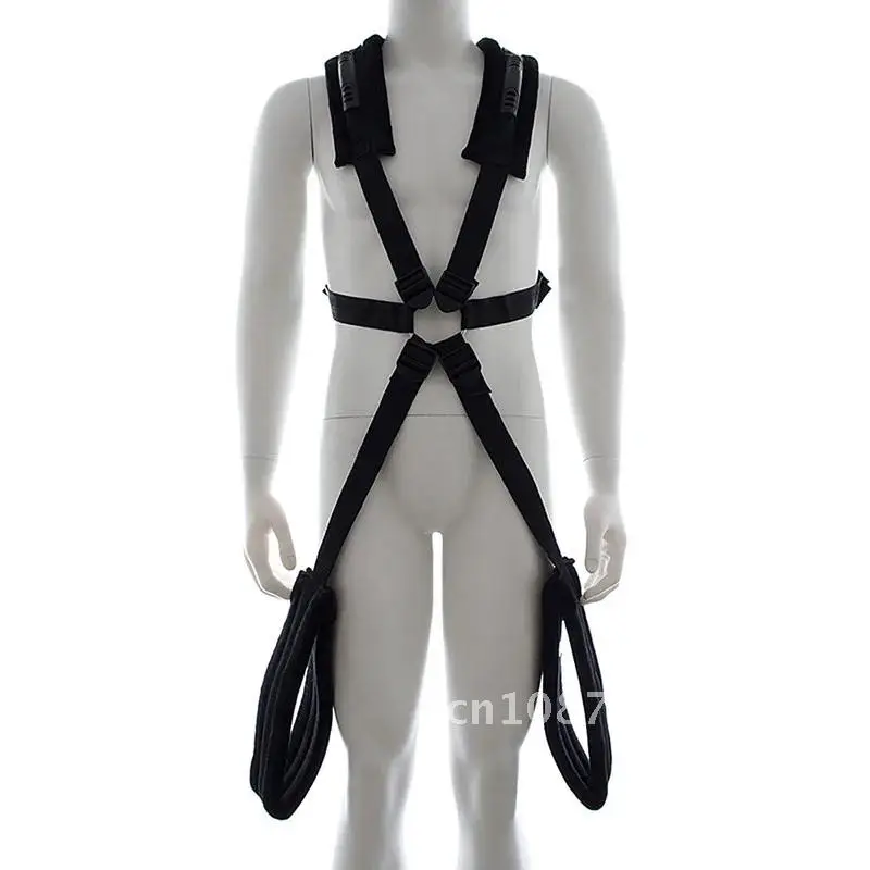 Double Sex Swing Bondage Set BDSM Thigh Restraint Sling Legs Binding Adult Sex Products Slave Fetish Toy For Women Couples