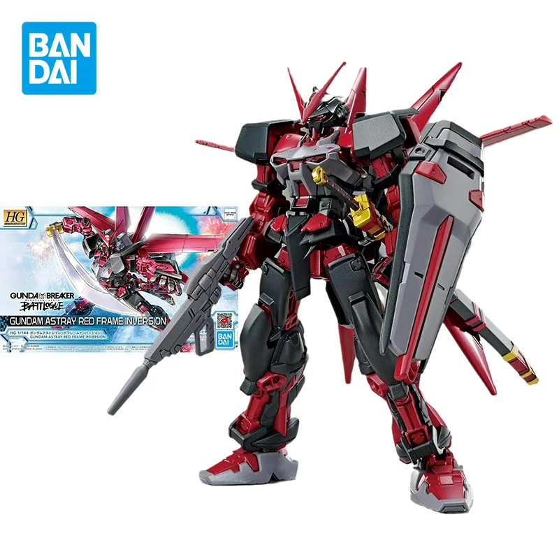 Bandai Original Gundam Model Kit Anime Figure HG 1/144 GUNDAM ASTRAY RED  FRAME INVERSION Action Figures Toys Gifts for Kids