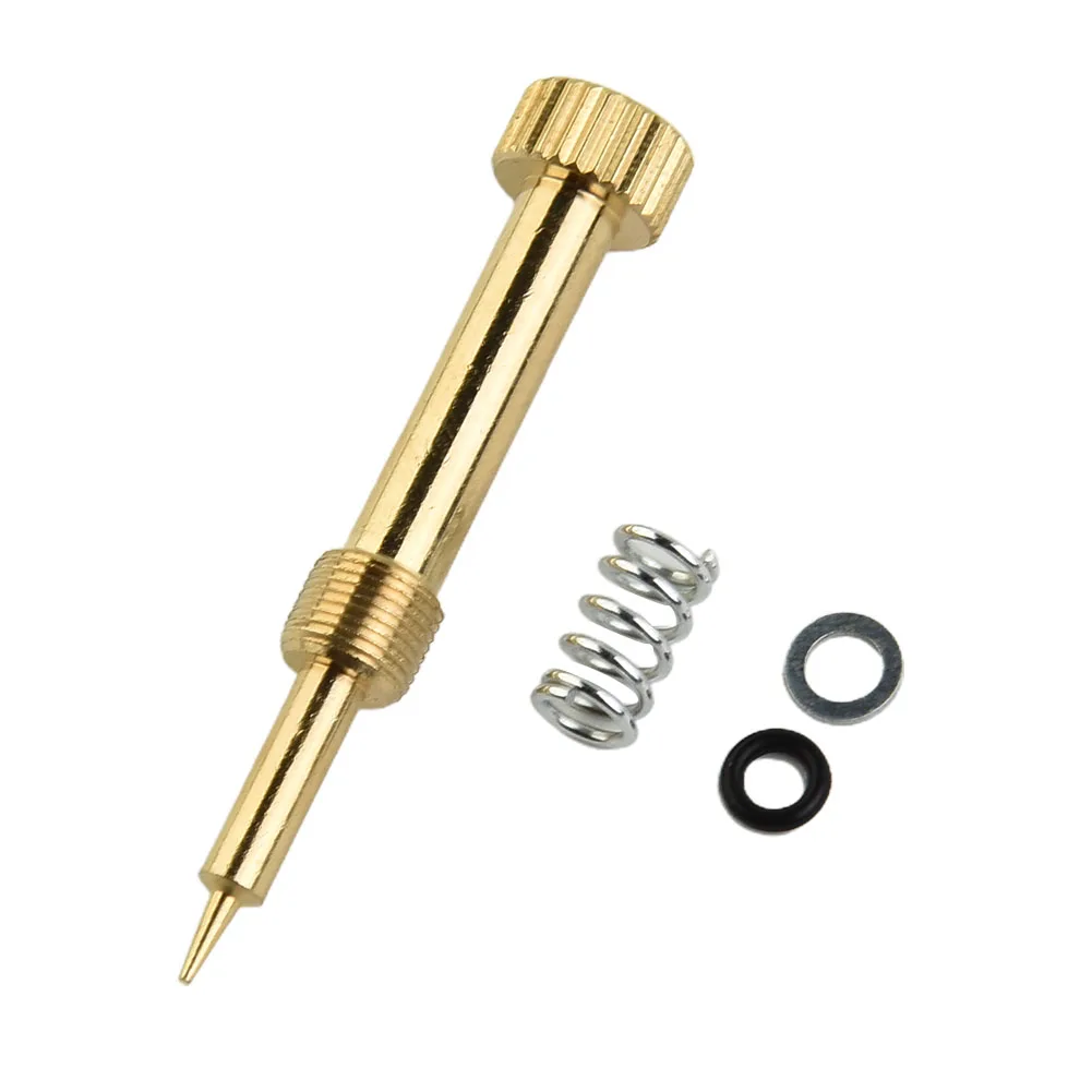 

Lightweight Replacement Parts High Quality 1 Set Screw Brass Easier To Adjust For Mikuni VM Series For YBR 125 2005