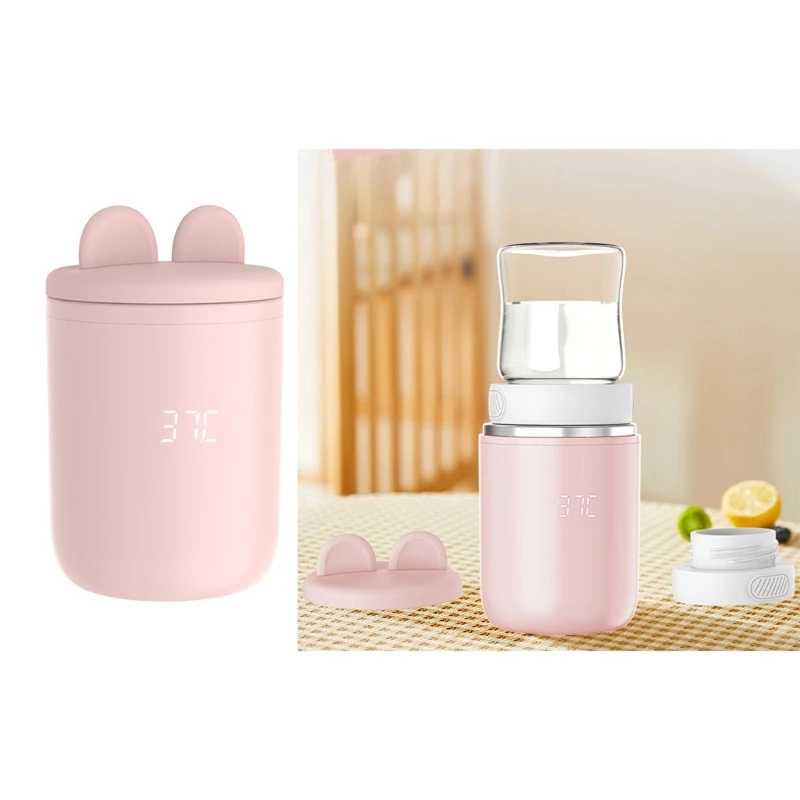Convenient Wireless Bottle Warmer Fast & Efficient Milk Heating for Traveling Y55B