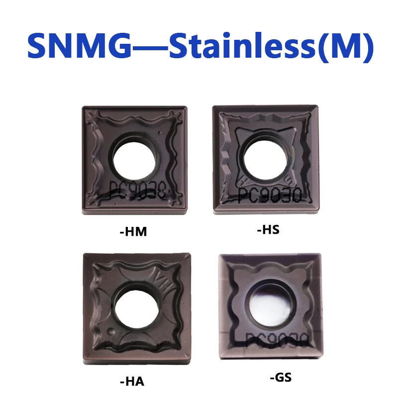 

100% Original SNMG SNMG120408-GS PC9030 SNMG120404 HS HM HA PC5300 H01 CNC Lathe Turning Inserts Metal Cutting Tool Holder