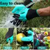 Gardening Gloves With Claws Breathable Waterproof Working Digging Planting Sting-Resistant Non-slip Protective Latex Gloves 4