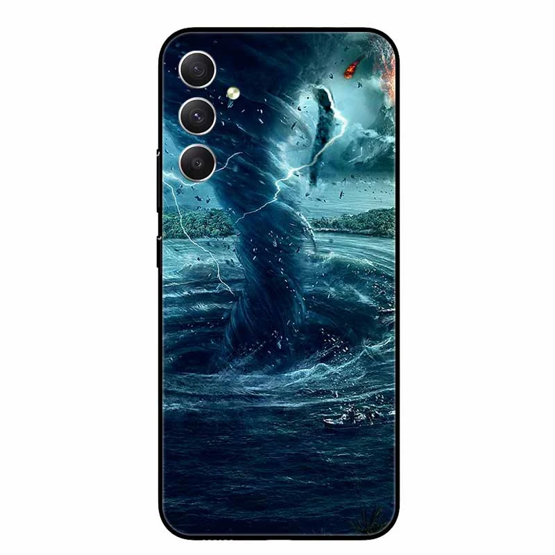 Cute Painted Soft Silicone TPU Phone Cover - 6.7'' Back Shell