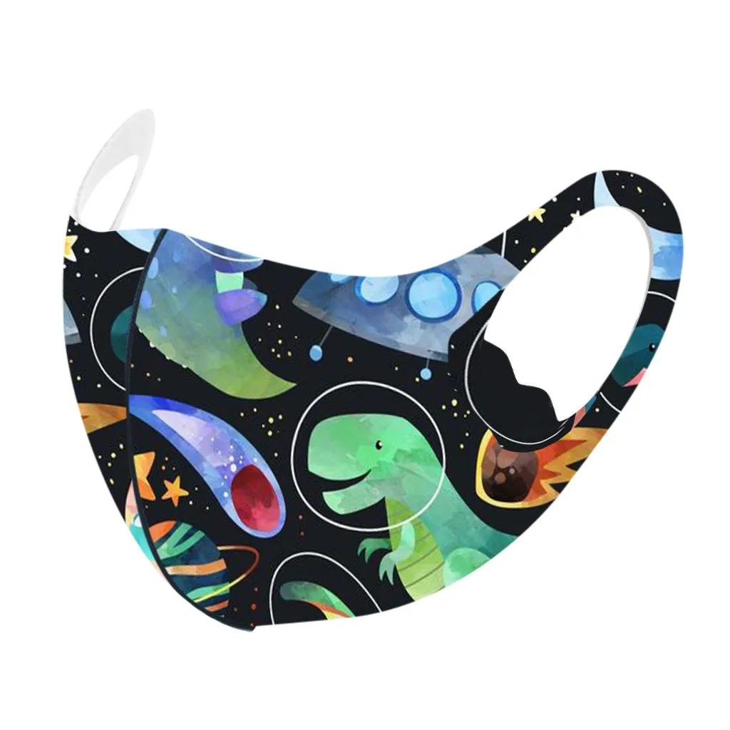 1PC Children's Windproof Reusable Printed Face Mask