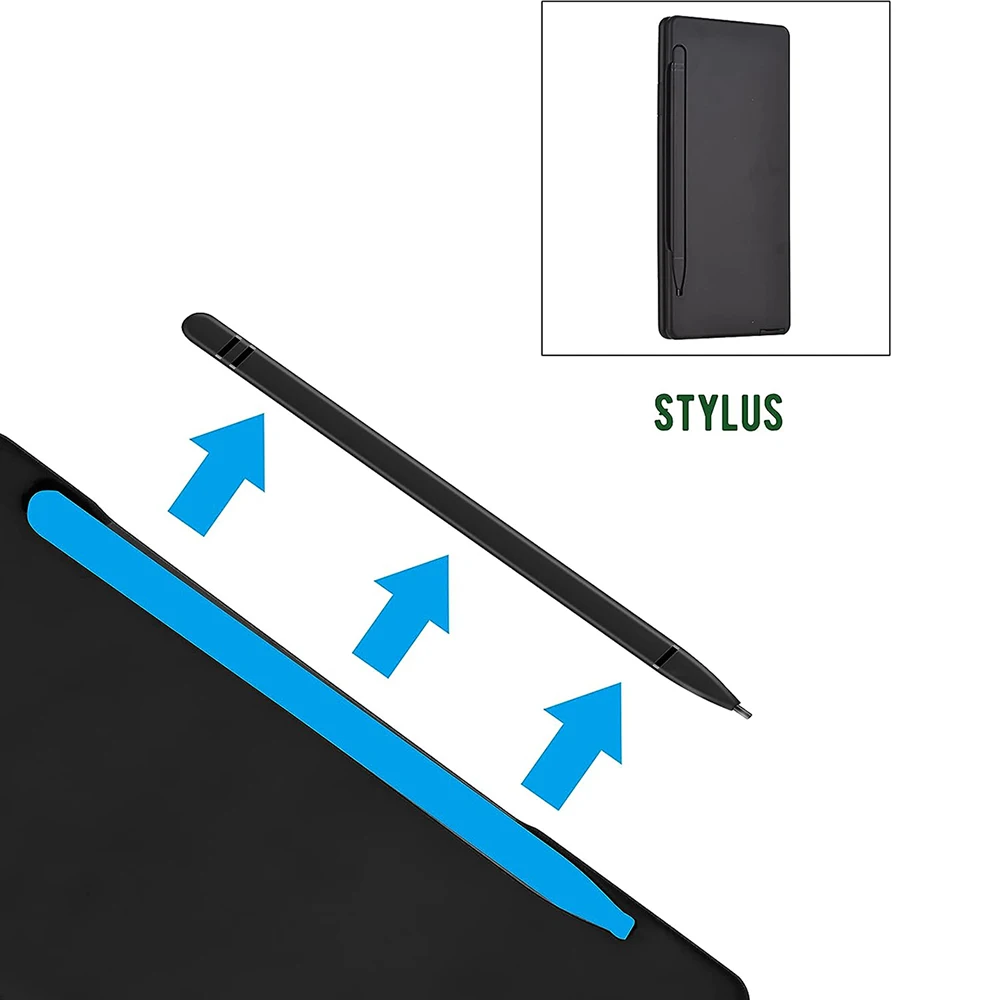 2 IN 1 Foldable Solar Energy Calculator 12 Digits LCD Display with 6 Inch Writing Tablet Pen for Office Business School