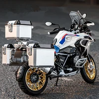 1/9 R1250 GS ADV Alloy Racing Motorcycle Diecasts Street Sports Motorcycle Model Simulation With Light Collection Kids Toys Gift 1