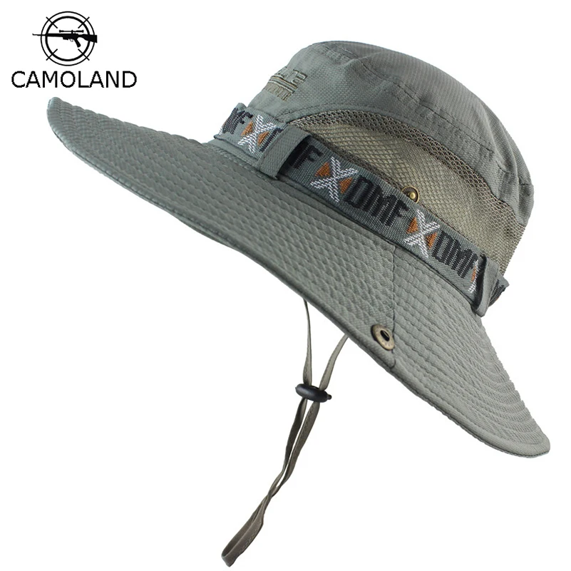 

UPF 50+ Bucket Hat Summer Men Women Boonie Hat Outdoor UV Protection Wide Brim Military Army Hiking Fishing Tactical Sun Hat Cap