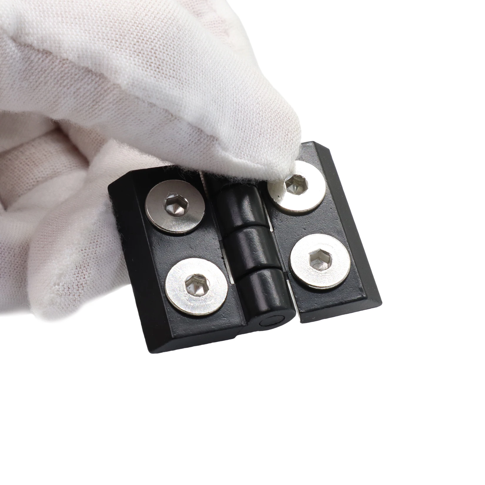 Extruded Pivot Hinges 4pcs pivot hinges For 20 Series Aluminum Extrusion Profile 90mm Aluminium Door Handles and Frame Hinge