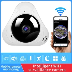 Security Protection, Smart Ho Panoramic Fisheye IP Cameras with Night Vision, CCTV Surveillance Cameras, 360 Degree, WiFi, 1080P