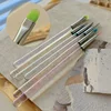 6 Sizes Nail Art Brush Transparent Nail Liner Brush Stripe Pattern Painting Brush Acrylic UV Gel Extension Drawing Carving Pen 2