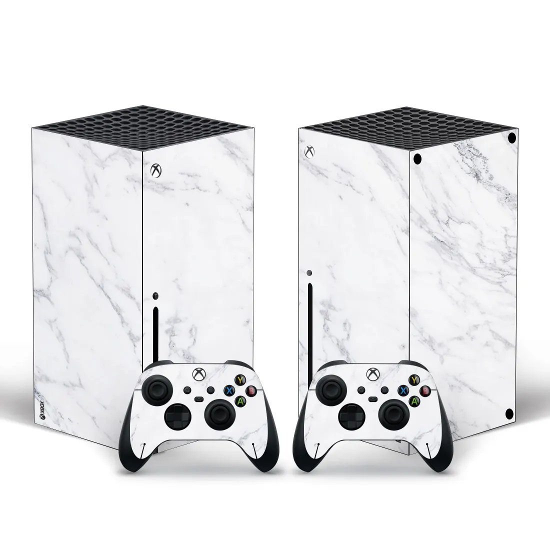 White Style Xbox Series X Skin Sticker Per Console E 2 Controller Decalcomania Pelli Protettive In Vinile Style 1