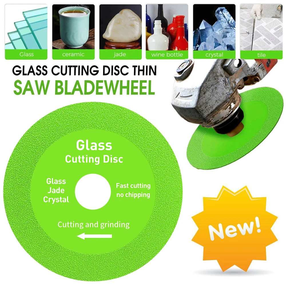 20/22mm Inner hole Glass Cutting Disc 100mm Blade Jade Crystal Wine Bottles Grinding Chamfering