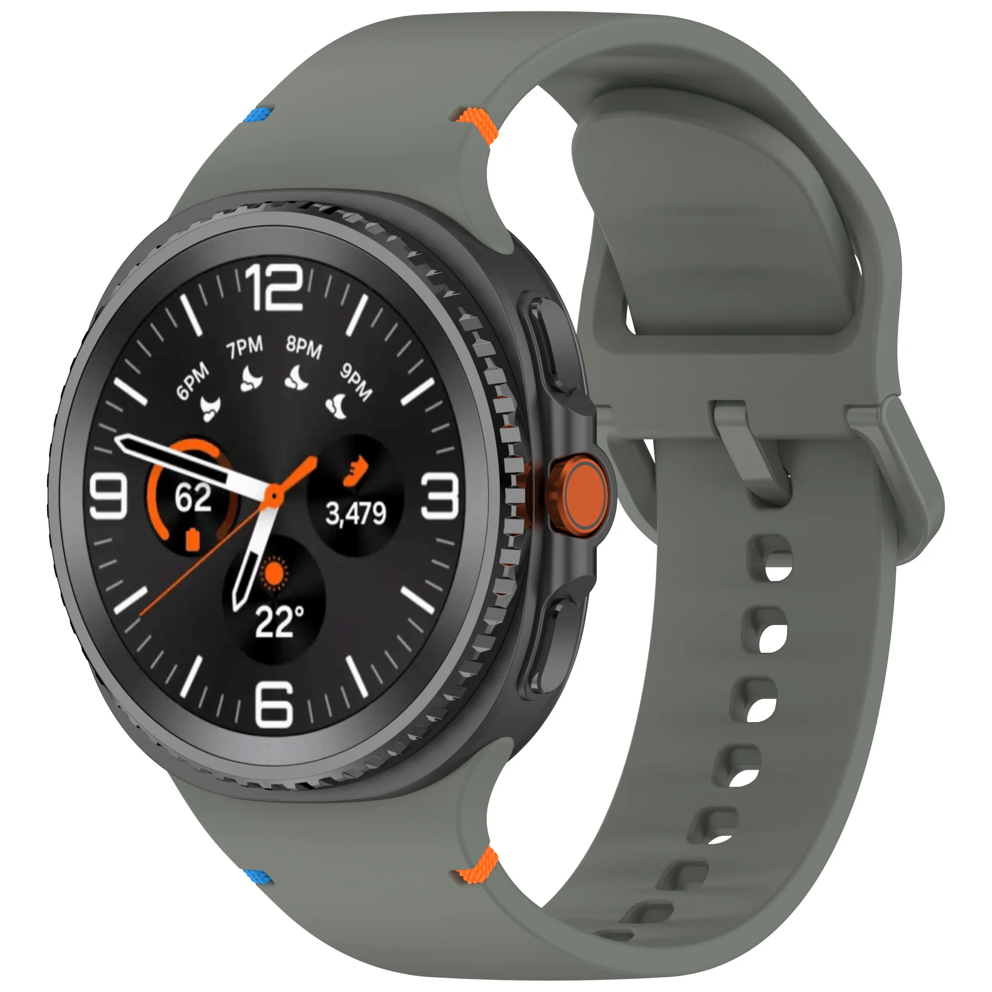 ตัวเลือกสินค้า ซิลิโคนยืดหยุ่นสำหรับ Samsung Galaxy Watch 8 หลากขนาด ใส่สบาย ทนทาน