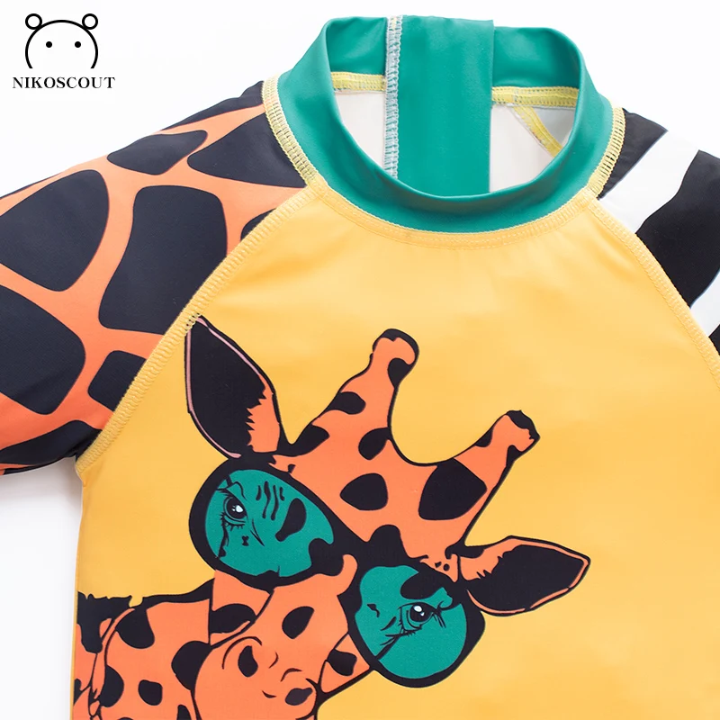 Children's Swimsuit, Boy's Baby Swimsuit, Baby Boy's Quick-Drying One-Piece Sun Protection Cute Swimsuit for Small and Medium-Sized Children - 4