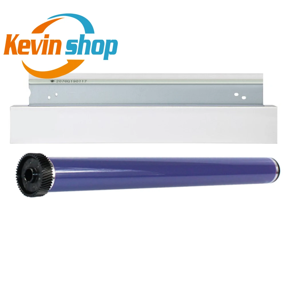 1X S1810 Tamburo Opc Per Xerox S2220 2320 2010 2011 2110 Wc 5019 5021 5022 5024 Lama Di Pulizia Tamburo