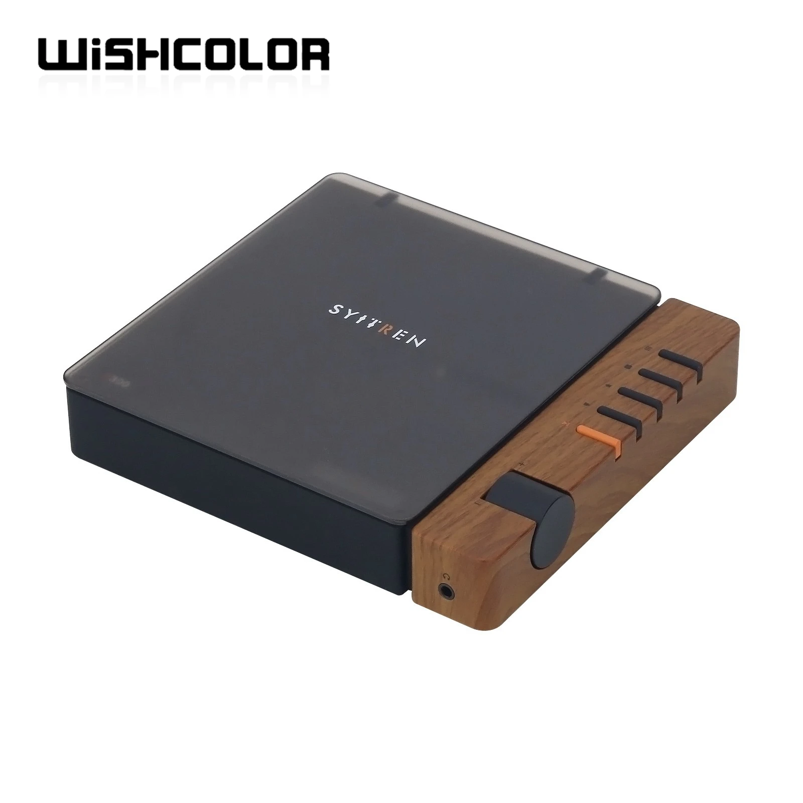 Wishcolor Syitren R300 木製ブラックバージョン CD プレーヤー高品質