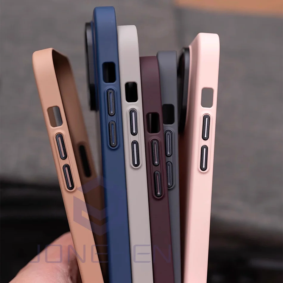 Retro Ultra Thin Matte Hard Case - Shockproof Slim Silky Skin Solid Color Cover