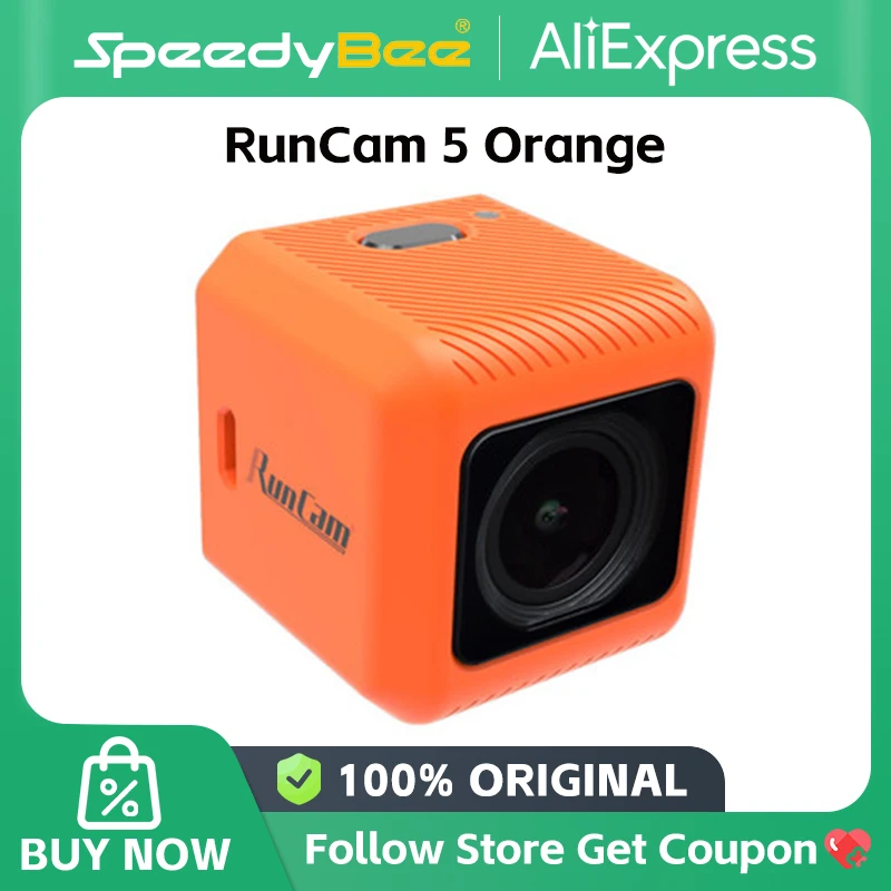 Caméra FPV RUNCAM5 Orange 4K 30fps IMX377 pour Drone