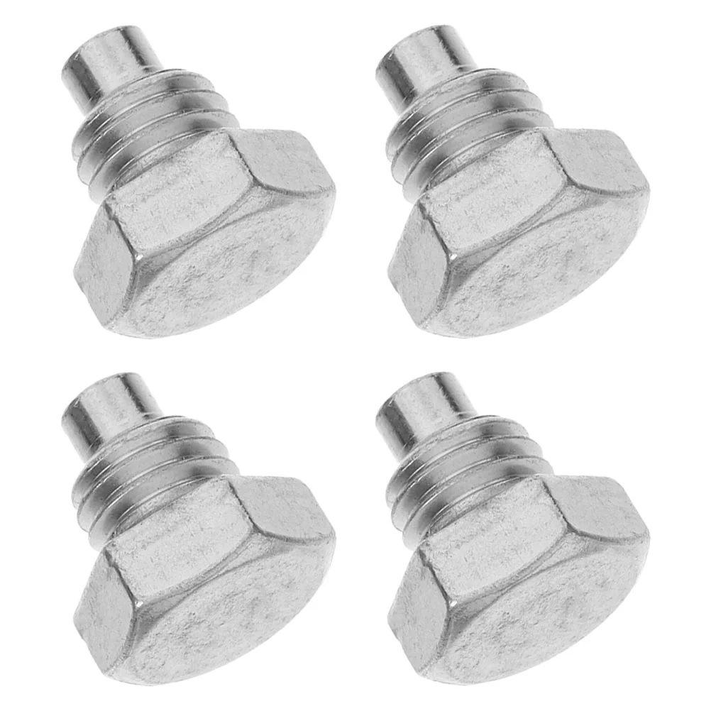 4 Pcs Jack Set Screw Car Accessories Pressure Rod Silver Floor Replacement Part