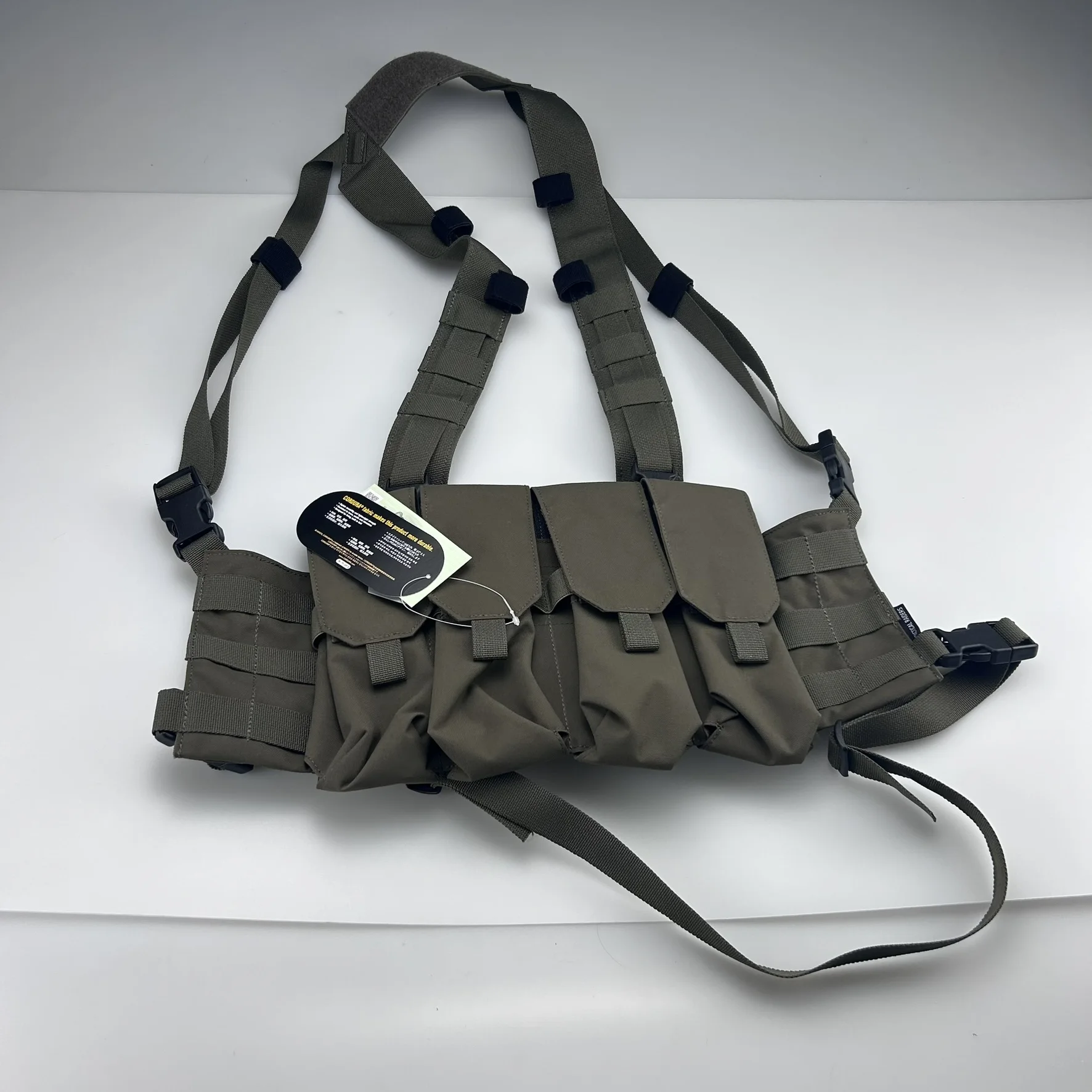 Sacoche Tactique Lightlight Quadruple Chest Rig Pour Chargeurs 5.56/7.62/5.45 - Neuf
