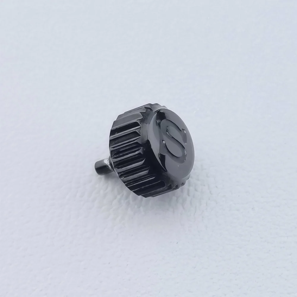 Multi-Color 7mm S Logo Crown - Premium 316L Stainless Steel Screw-in Replacement Part