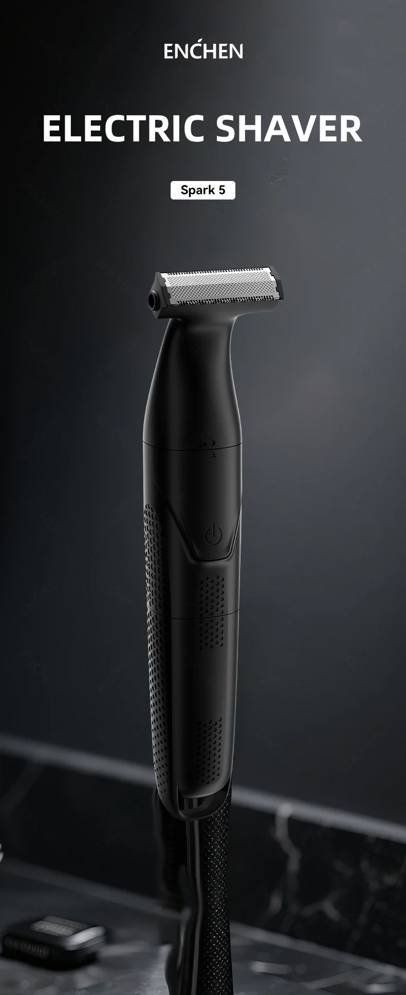ENCHEN Spark 5 Waterproof Electric Shaver and Body Trimmer description image