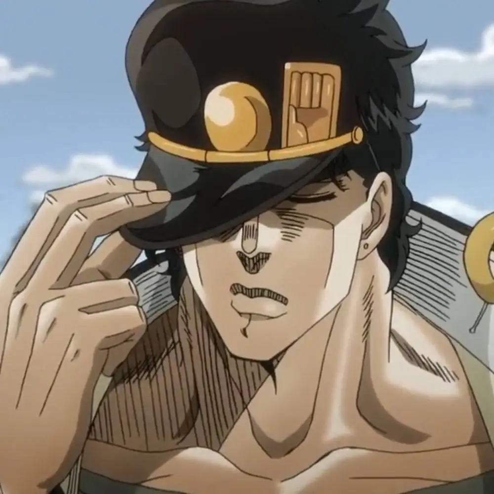 JoJo's Bizarre Adventure Kujo Jotaro hat Kujo Jotaro Cosplay Cap Unisex  Adult Metal Badge Hat Prop| | - AliExpress