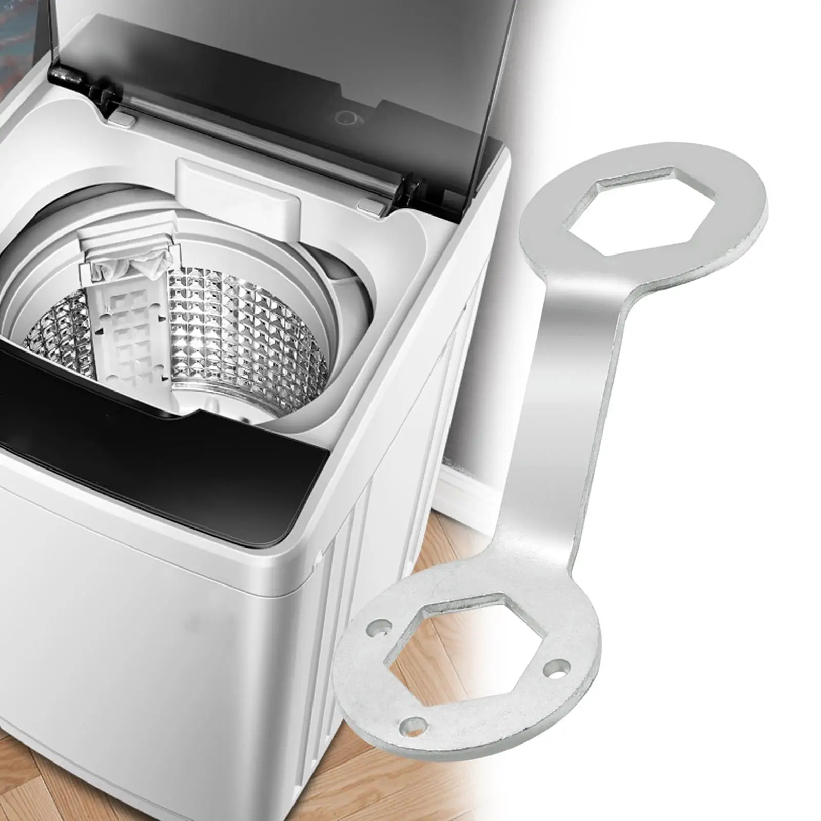 Spanner Wrench Compact 36/38mm Double Ended Multifunctional Hex Wrench Steel Clutch Wrench Hexagon Spanner Disassembly Tool