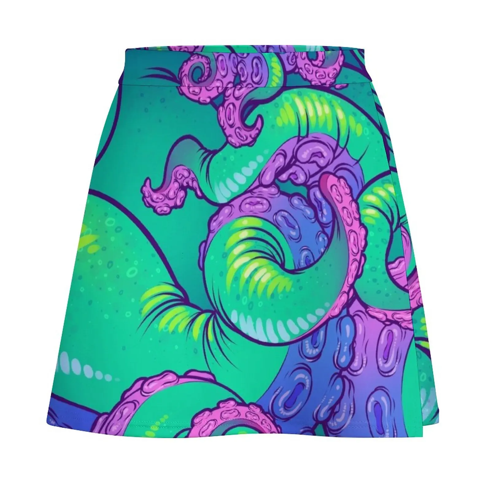 Cthulhu Tentacles Mini Skirt summer outfits for women 2024 night club women Clothing female new in clothes
