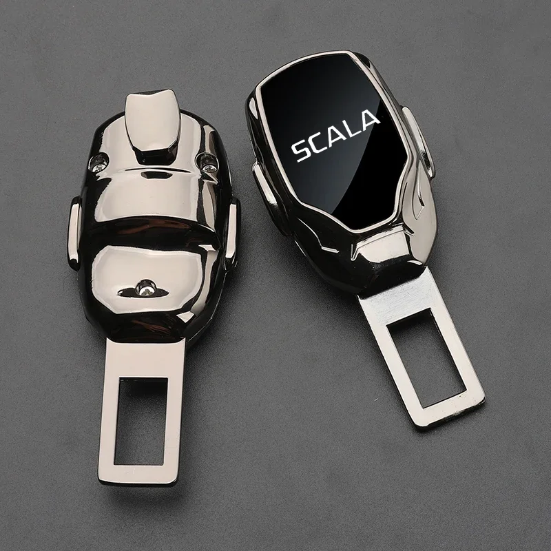 Car Seat Belt Clip Extender Safety Seatbelt Lock Buckle Plug Thick Insert Socket for Skoda SCALA Auto Accessories