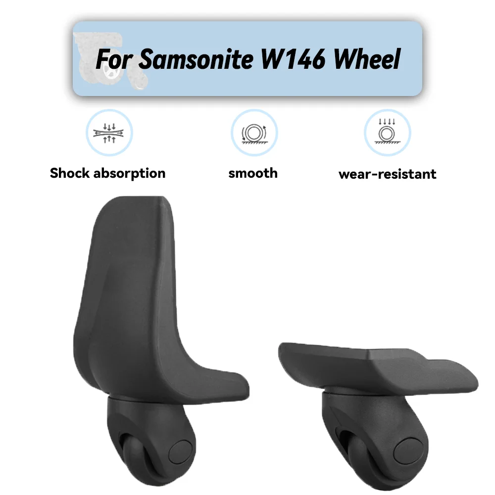 

For Samsonite W146 Universal Wheel Replacement Suitcase Rotating Smooth Silent Shock Absorbing Wheel Accessories Wheels Casters