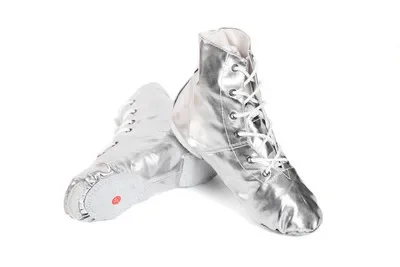Belly Dance Boots For Girls Ladies Gold Silver Colors Jazz Dance Shoes Soft Split Soles Pole Dance Shoes Ballet Shoes 31-45 4