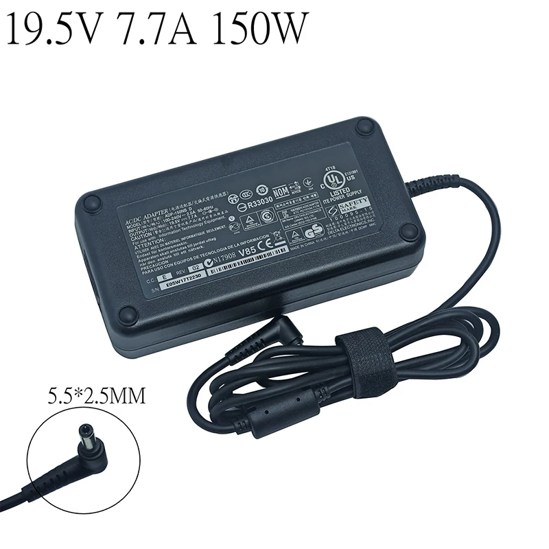 

19.5V 7.7A 150W ADP-150NB D 5.5x2.5mm AC Adapter Laptop Charger For Asus G53S G53Sx G53SW G71G G71GX G71V G72GX G73 G73J