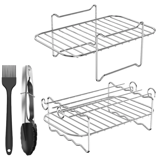 Stainless Steel Air Fryer Rack Air Fryer Accessories Multipurpose