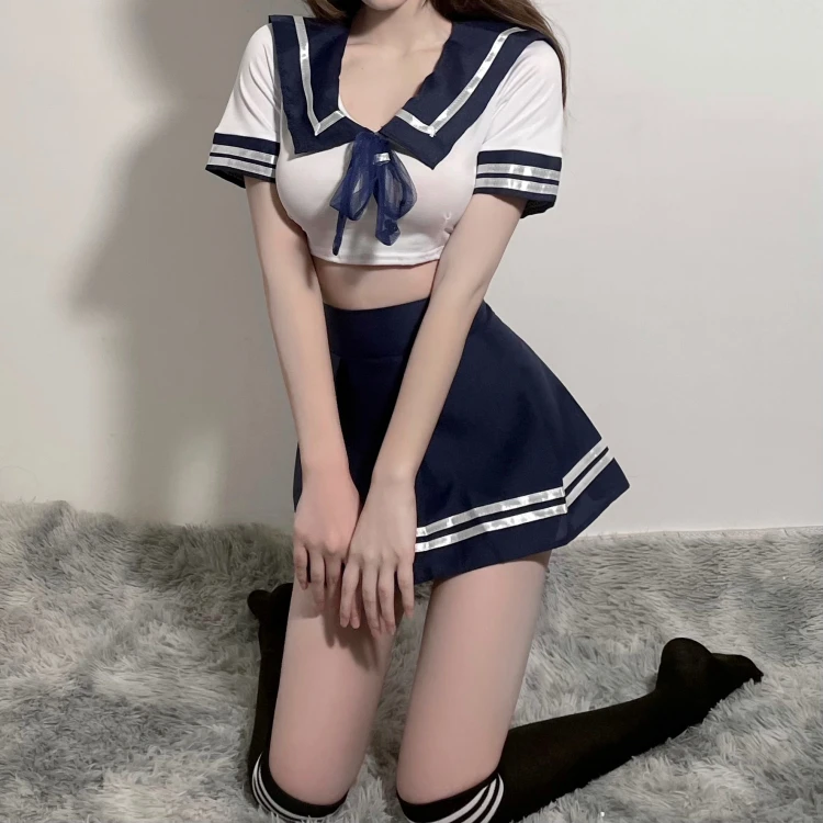 Women Lingerie Porno Underwear Maid Dress Cosplay Uniform Costume Babydoll Schoolgirl Erotic Dress
