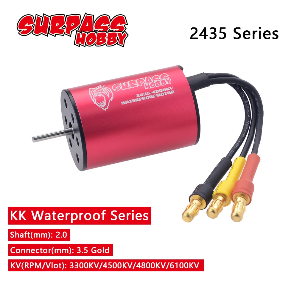 Moteur Brushless 2030/2040/2430 2280-7200KV pour RC