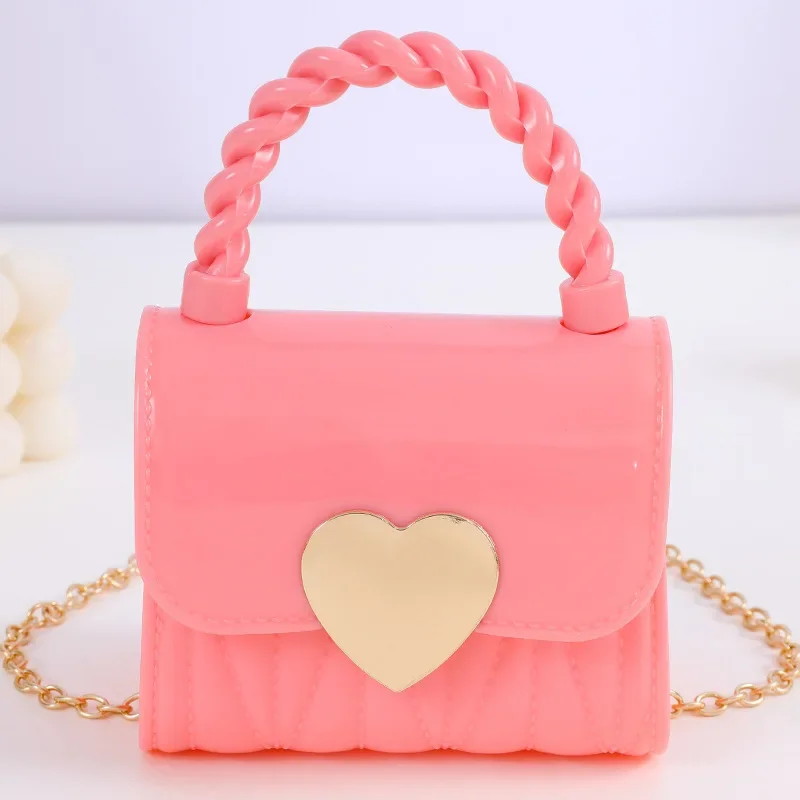 Fashion Heart Baby Girls Small Shoulder Bags Kids Coin Purse Accessories  Handbags Cute Children's Mini Square Messenger Bag - AliExpress