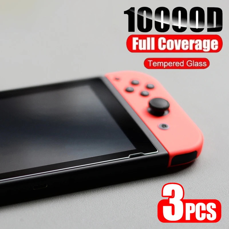 1/2/3PCS Protective Glass For Nintend Switch Tempered Glass Screen Protector for Nintendos Switch Oled Lite NS Accessories Film