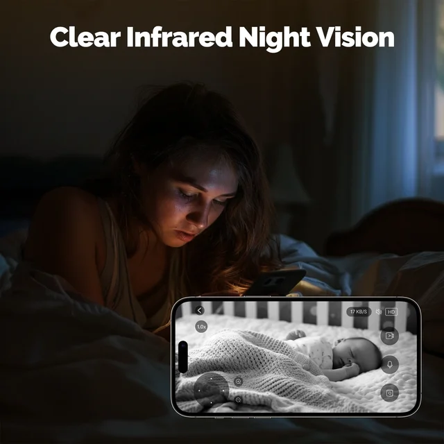 MOESTuya WiFi Indoor Pan/Tilt Smart Security Camera 4MP HD Infrared Night Vision Motion Sound Detection Monitor Panoramic Patrol - Image 5