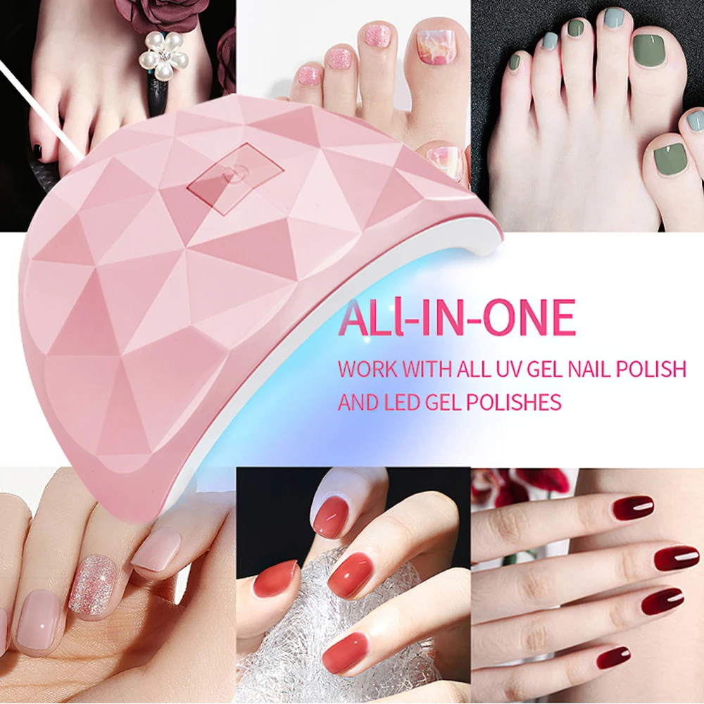 CNHIDS 54W 18 LED Drying Lamp Manicure UV Nail Dryer Curing Gel Nail Polish With USB Smart Timer Sun Light Nail Art Tools 2