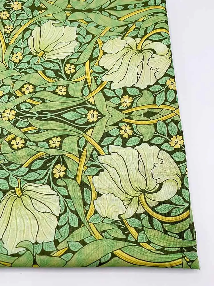 William Morris Vintage Floral 100% Cotton Fabric for Sewing and DIY Crafts